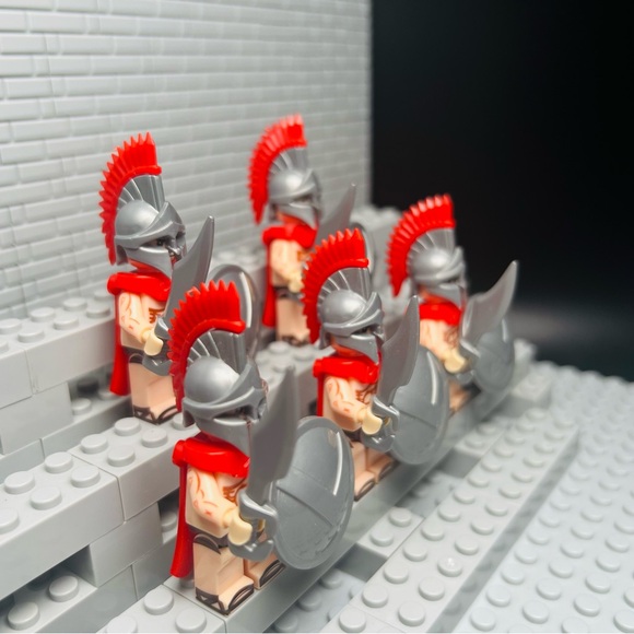 Spartan Warrior Custom Minifigures Lot of 5 - Picture 2 of 4